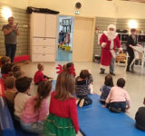 Le Père Noël à l'école de Wiwersheim